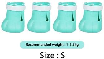 Uplifted Finds Anti Scratch Silicone Cat Paw Protector Boots green s