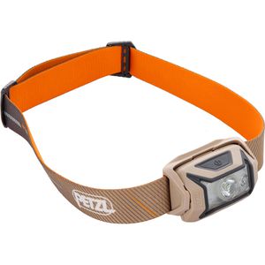 Petzl Stirnlampe Tikka Core LED, wiederaufladbar, 450 Lumen, mit Rotlicht, wasserfest, braun