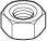 Écrou hexagonal Dornbracht M8 DIN934 A2 09231002390 092310023 M8