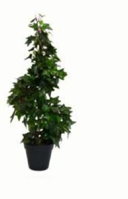 Northlight "20"" Decorative Artificial Winding English Ivy Spiral Shaped Shrub"
