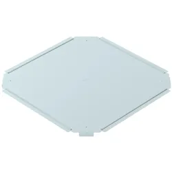 OBO 7027844 Deckel für Kreuzung B300mm Stahl bandverzinkt Zink/Aluminium, Double Dip RKD 300 DD