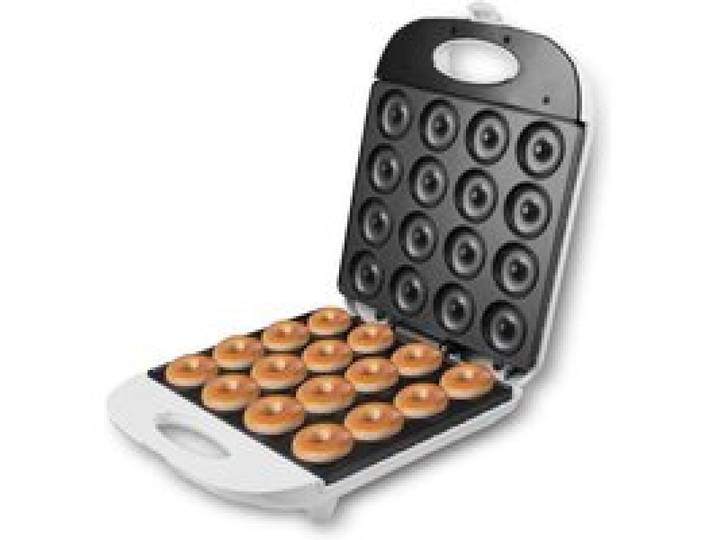 Machine à donuts 16 trous 1400W anti-adhérent pour petits déjeuners et desserts maison