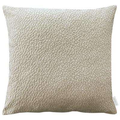 Dekokissen APELT "Toulouse", beige (natur, unifarben), B:45cm H:10cm L:45cm, Chenille, Polyester, Dekokissen_Sitzkissen_Kissenhüllen, Chenille mit 3D Effekt