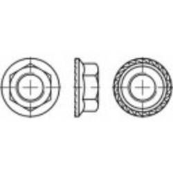 TOOLCRAFT TO-5444709 Sechskant-Sperrzahnmuttern mit Flansch M12 88934 100 St.