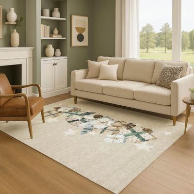 Addison Rugs Premium Washable Super Soft Christmas Presents Mayfield Rug