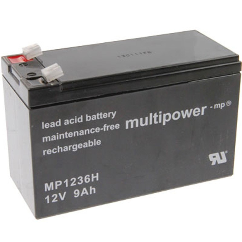 Multipower MP1236H Originele multipower batterij 12V 9000mAh