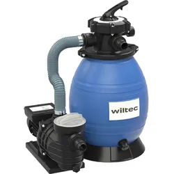 XPOtool, Pool Filter + Pool Pumpe, Sandfilteranlage 370W 26l Filtertank 13200l/h Pool Pumpe Filterpumpe