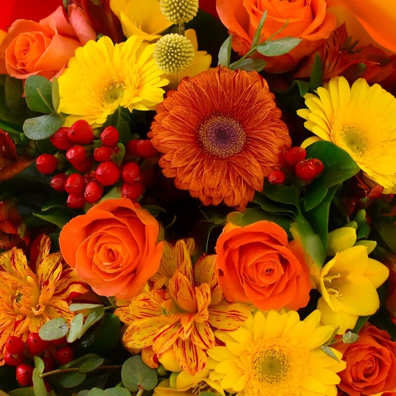 Bouquet du fleuriste pour le deuil  et enterrement - Interflora