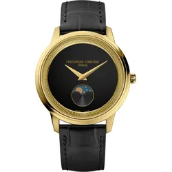 Frederique Constant Classics Moneta Moonphase FC-206B3S5 - Sonnen guilloche,silberfarben,schwarz - 37mm