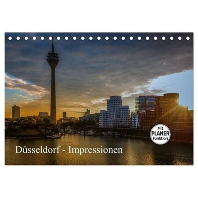 Düsseldorf - Impressionen (Tischkalender 2027 DIN A5 quer), CALVENDO Monatskalender