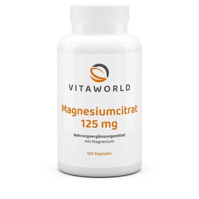 Magnesiumcitrat 125 mg Kapseln 120 St