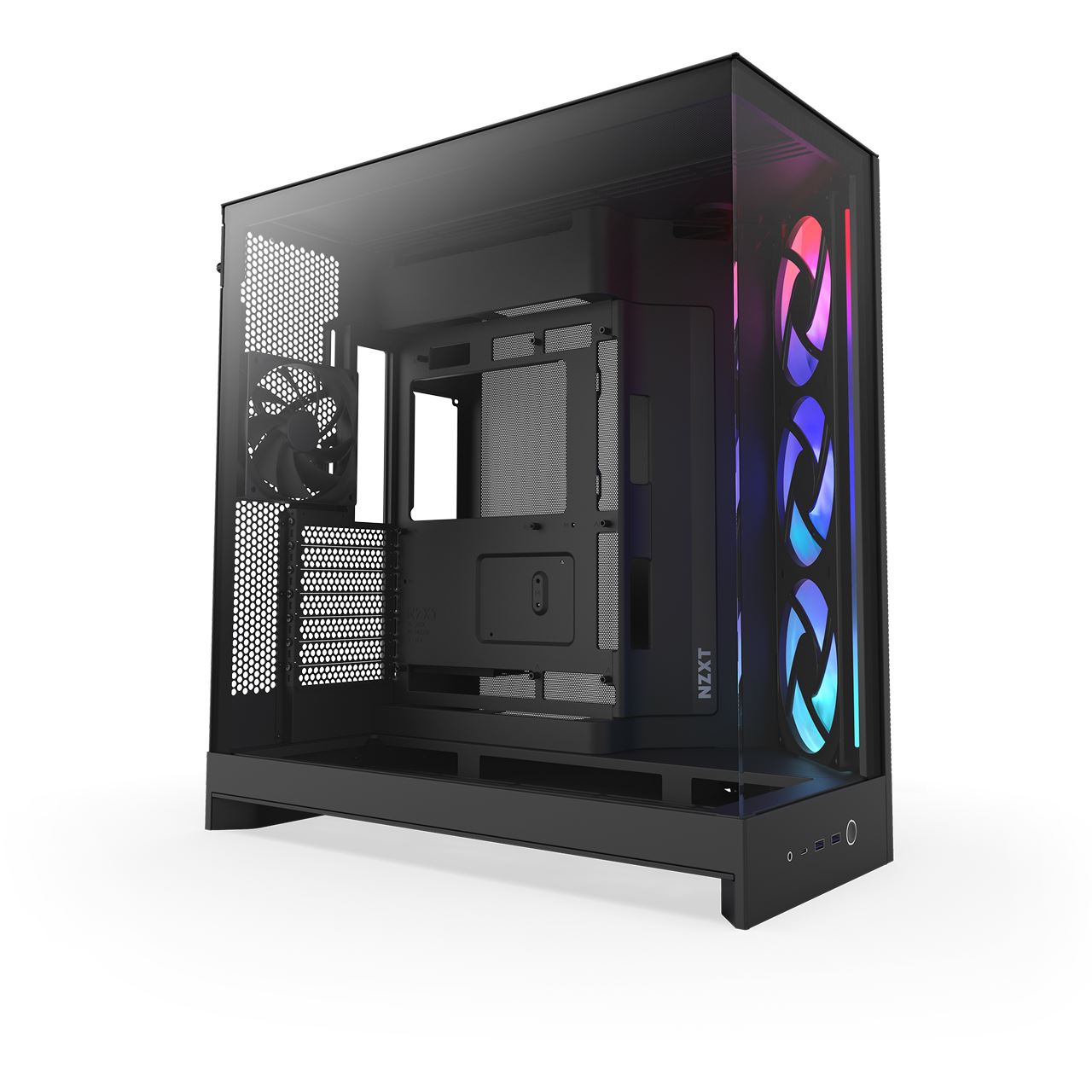 NZXT H9 Flow RGB (2025) Midi Tower ohne Netzteil schwarz