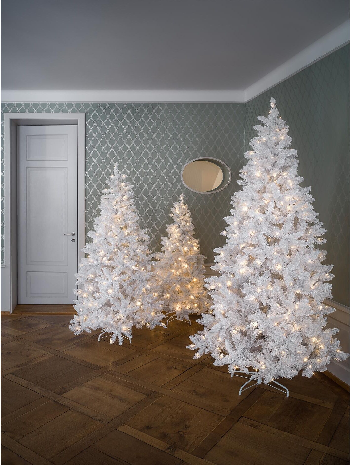 STT LED Baum "130 LEDs", weiss (weiß), 130, Ø 120cm H: 150cm, Leuchten, LED Baum weiß 130, Ø 120cm H: 150cm