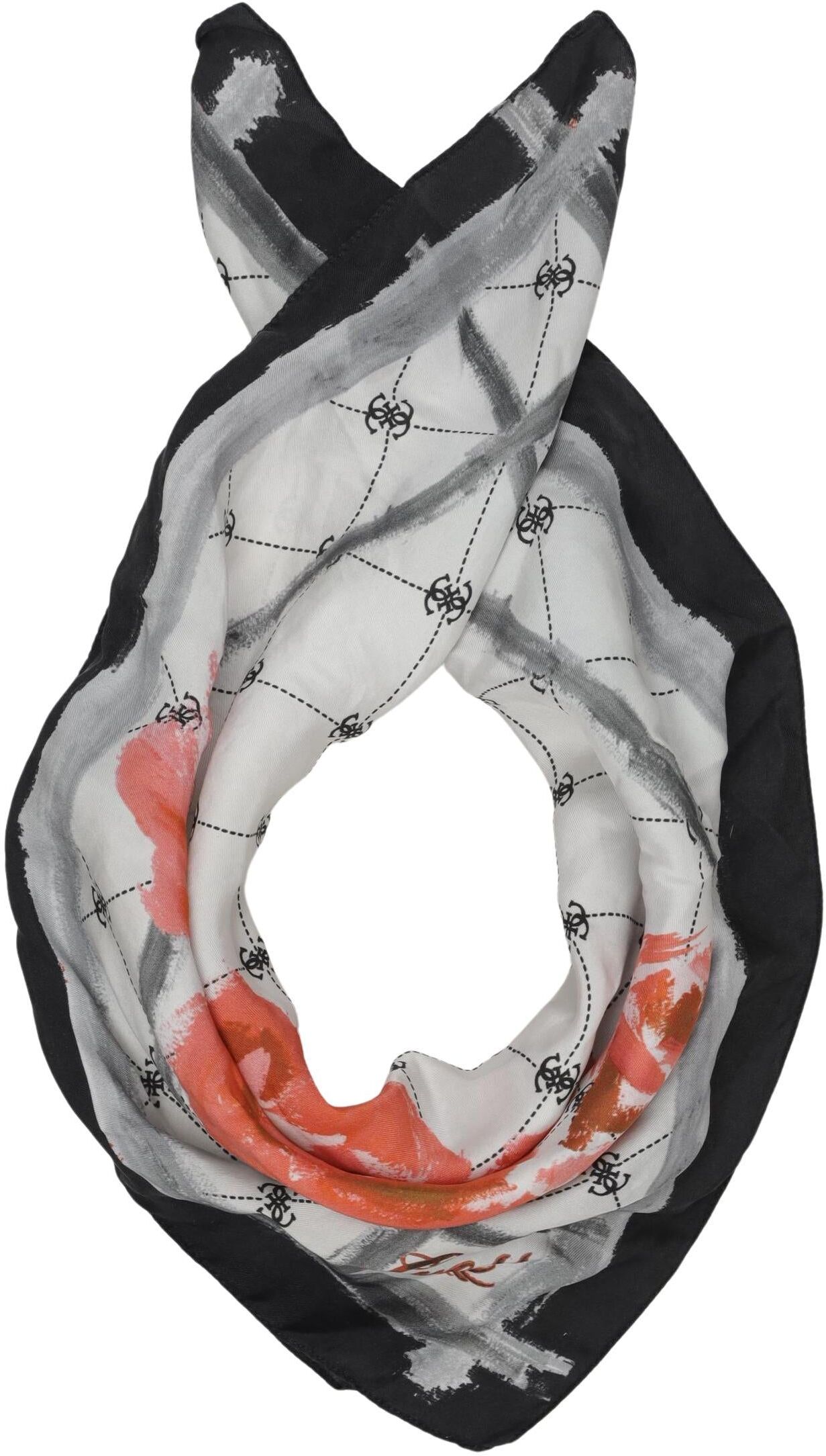 Guess Damen Schal oder Tuch, Mehrfarbig, Seide - Second Hand