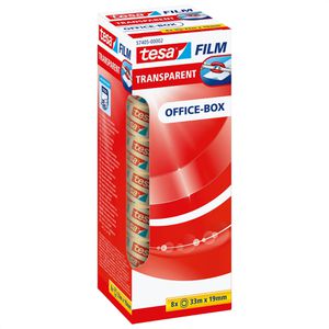 Tesa Tesa Klebeband 57405,  film, 19mm x 33m, transparent, Kern-Ø 26mm, 8 Stück