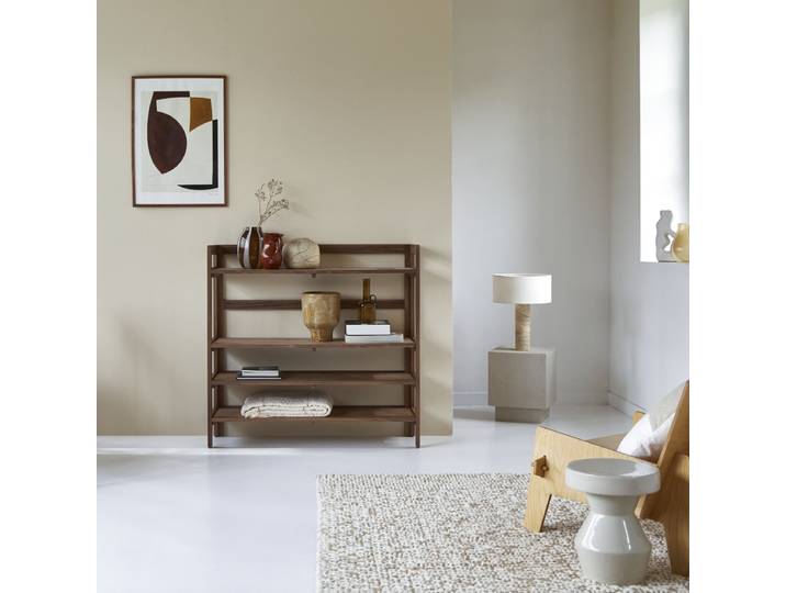 Hohe Konsole Esmée aus Nussbaumholz 110 - Braun