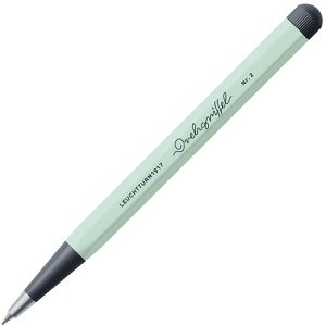 Leuchtturm1917 Drehbleistift Drehgriffel Nr. 2, mint green, Aluminium, Griffstück Aluminium, Härte HB, Minenstärke 0.7 mm
