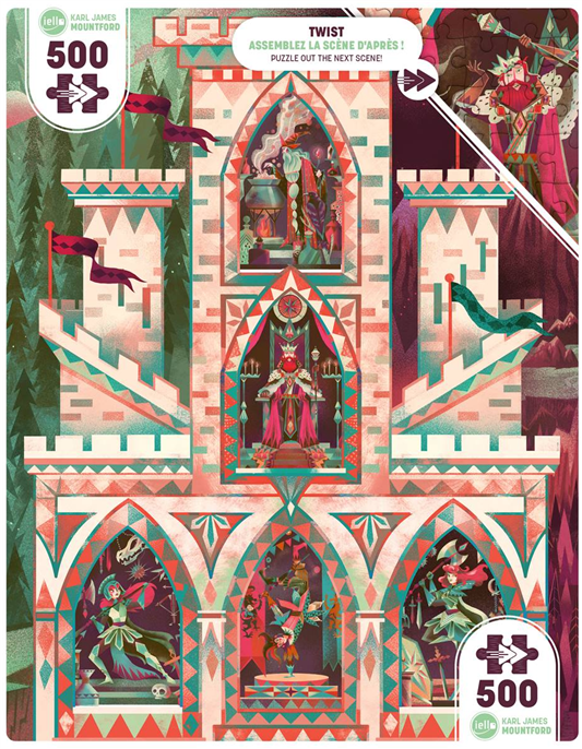 iello Puzzle Twist 500 pcs : Visite Royale
