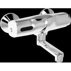HANSA HANSAELECTRA Waschtischarmatur, Batteriebetrieb, berührungslos, Ausladung 150 mm, 64462201