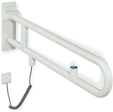 Hewi 801 E-Stützklappgriff 801.50.75036 700 mm, koralle, Spültaste
