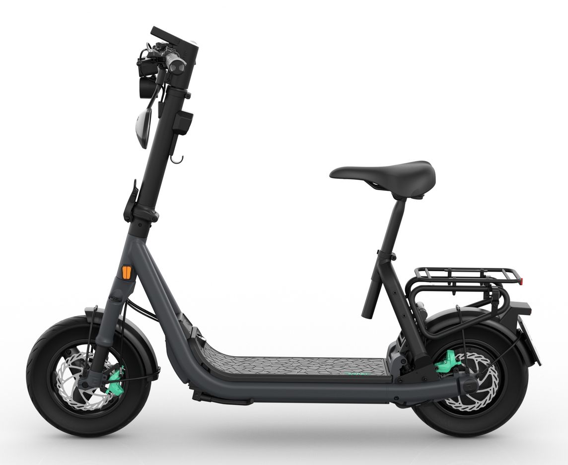 Egret GTs E-Scooter 949 Wh 100 km Reichweite 34,9 kg (Graphit/Grau) mit deutscher Straßenzulassung 97230-GR