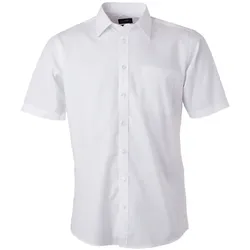 Kurzarm Hemd "JN680" - M - white