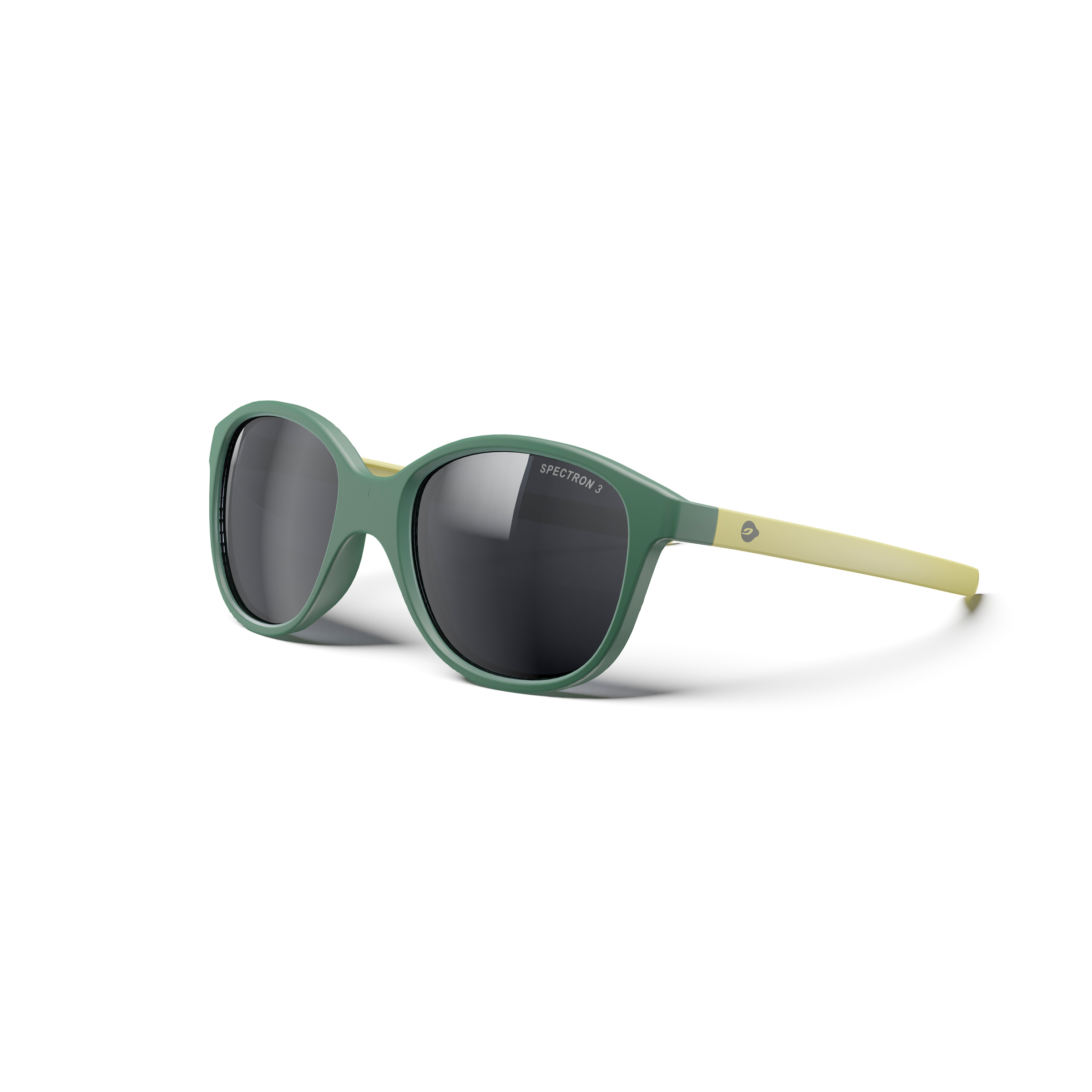 Julbo Thea Spectron 3 Sonnenbrille Kinder Sonnenbrillen armeegrün-beige Größe S | 4-8 Jahre Laufen | Trailrunning | Rennrad