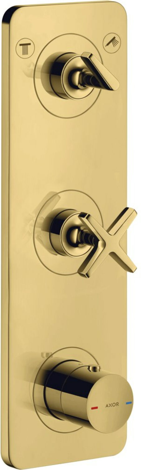Hansgrohe Fertigset Axor Citterio E UP-Thermostat 380x120mm, m Pl., pol. gol opt (36703990)