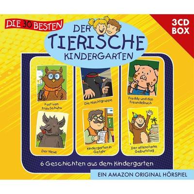Die 30 besten: Der tierische Kindergarten - 3CD Hörspielbox - Lukas Hainer, CD, 4260167472539