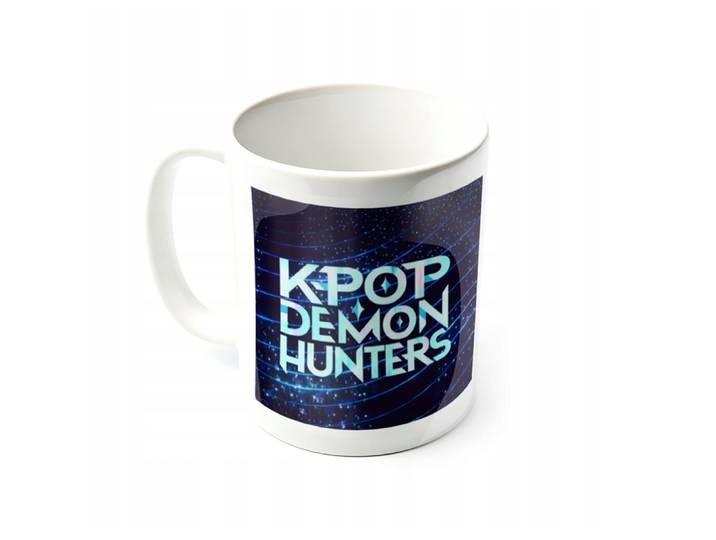 K-Pop Demon Hunters (Kpop Logo) White Pod Mug