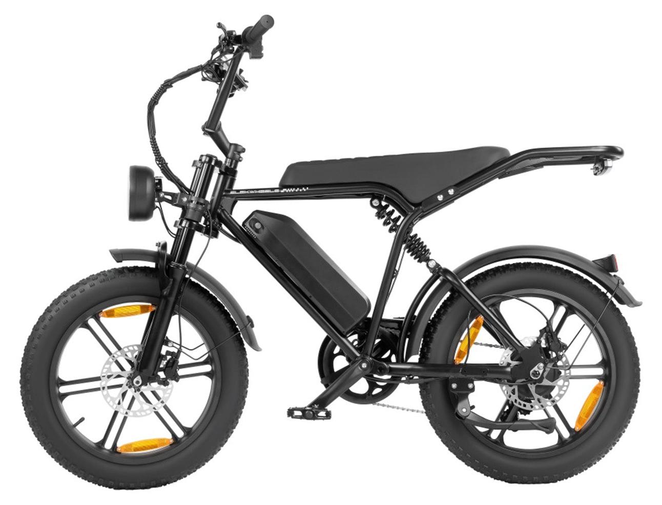 E-Bike ELEKWHEELS E6-3.0 48V10.4Ah Hydr Bremse - Schwarz