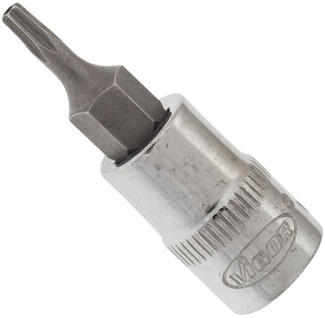 VIGOR Embout tournevis carré intérieur 6,3 mm (1/4