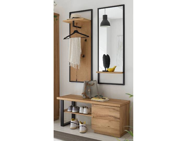Garderobenset II 3-teilig 108 x 175 x 41cm Braun