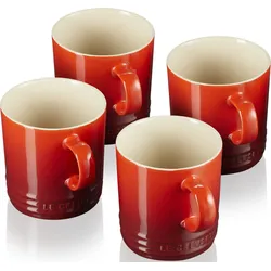 Le Creuset Becher 350 ml kirschrot 4 St.