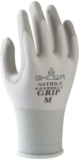 SHOWA Gants 370, blanc T. M (370 EU M/White)