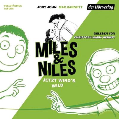 Jetzt wird's wild / Miles & Niles Bd. 3 - Mac Barnett,Jory John, Audio, 9783844526448