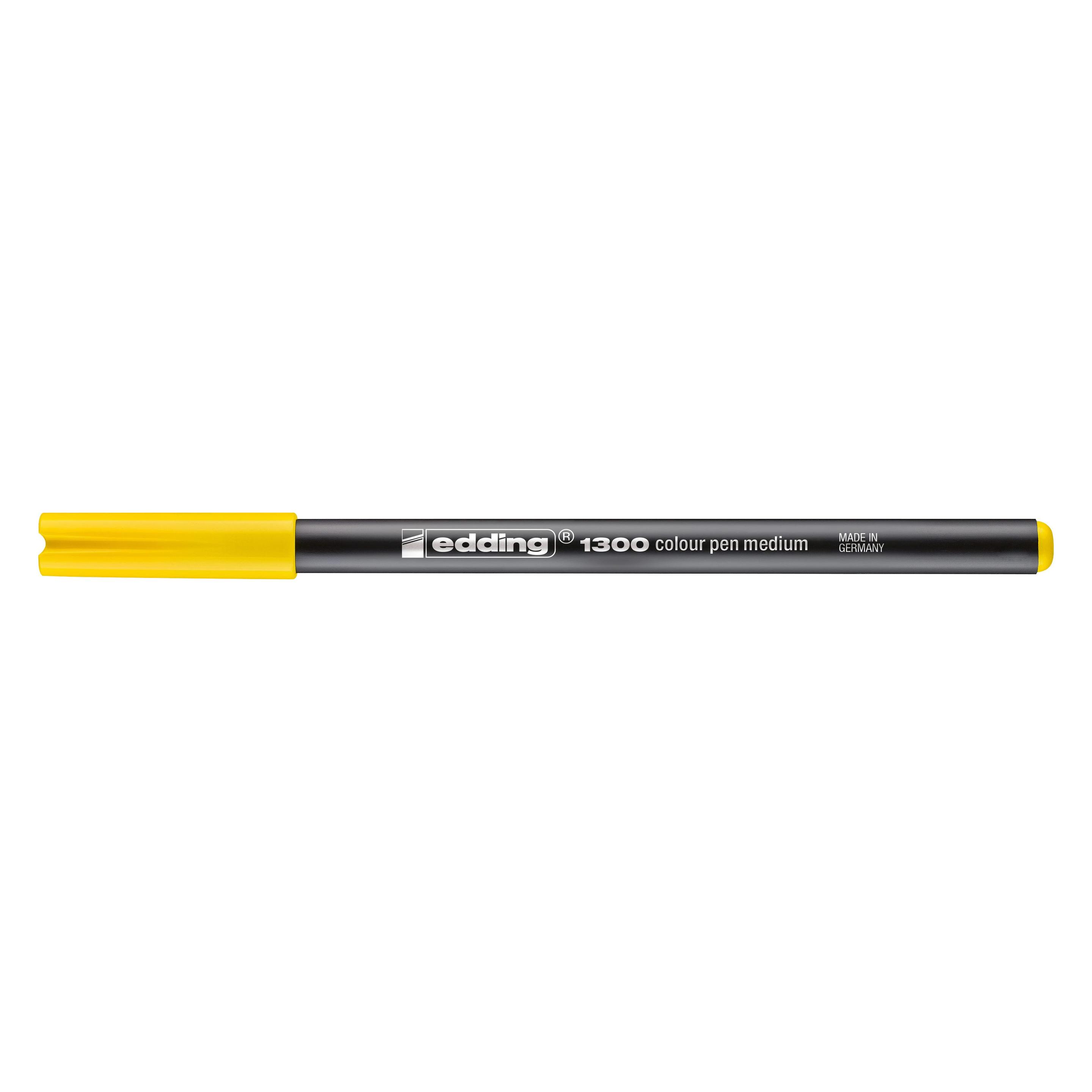 Edding 1300 Fasermaler medium gelb (1x) (4-1300005)