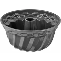 Dr. Oetker Gugelhupf-Form Exclusive 22 cm, Backform, Kuchenform, Stahlblech, Grau-Braun, 4527