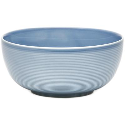 Schale VAN WELL "Jive, 16 cm, 6 Stück", blau, H:7,5cm Ø:16cm, Porzellan, Schüsseln, Schale, spülmaschinengeeignet