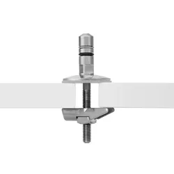 Haro BVO-Klappdübel Scharnier 407559 C0102G, Edelstahl, Drehpunkthöhe 24 mm, SoftClose classic