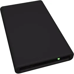 5er Pack HipDisk SW externes Festplatten-Gehäuse 2,5 Zoll USB 3.0 aus Aluminium mit austauschbarer Silikon-Schutzhülle für SATA HDD/SSD schwarz