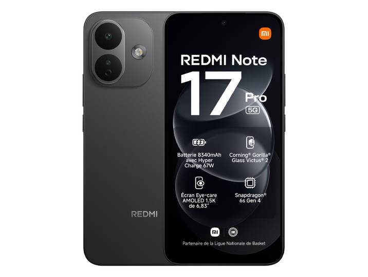 Smartphone Redmi Note 17 Pro 5G 256 Go Noir XIAOMI