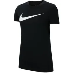 Nike, Damen, Sportshirt, Park 20 T-Shirt Swoosh Damen (44, 46), Schwarz