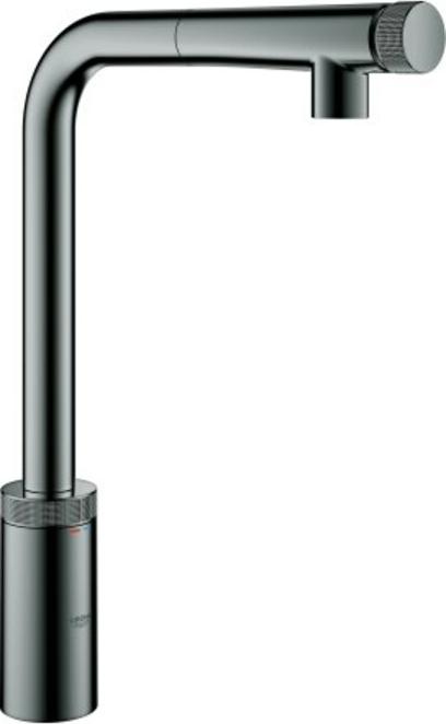 GROHE Minta SmartControl, Graphit, Wand, 366 mm
