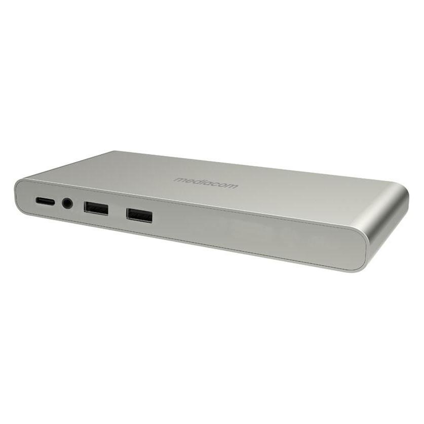 Mediacom MD-C321 Portreplikator und Laptop-Dockingstation Kabelgebundener USB 3.2 Gen 1 (3.1 Gen 1) (USB-C, 7 Ports) (MD-C321)