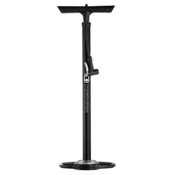 Crankbrothers Sapphire Standpumpe, analoges Manometer, Midnight Edition black