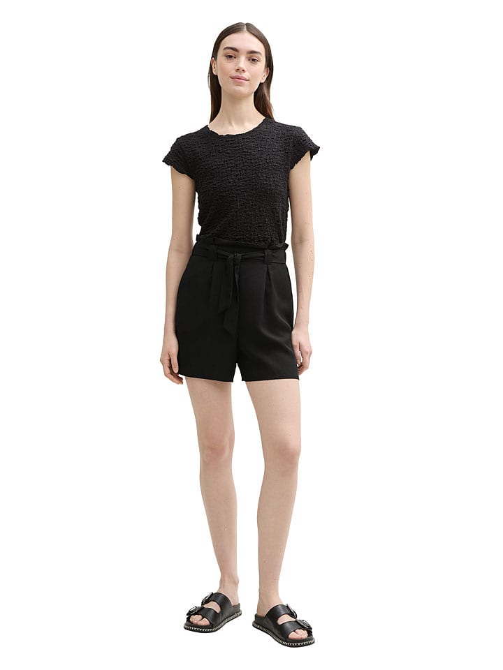 Tom Tailor Shorts in Schwarz - XXL