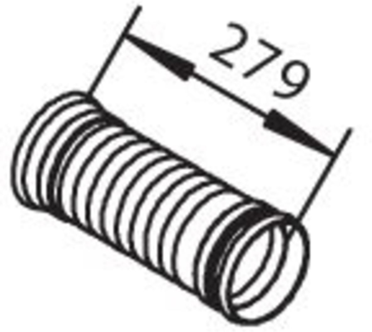 Wellrohr, Abgasanlage DINEX 51125