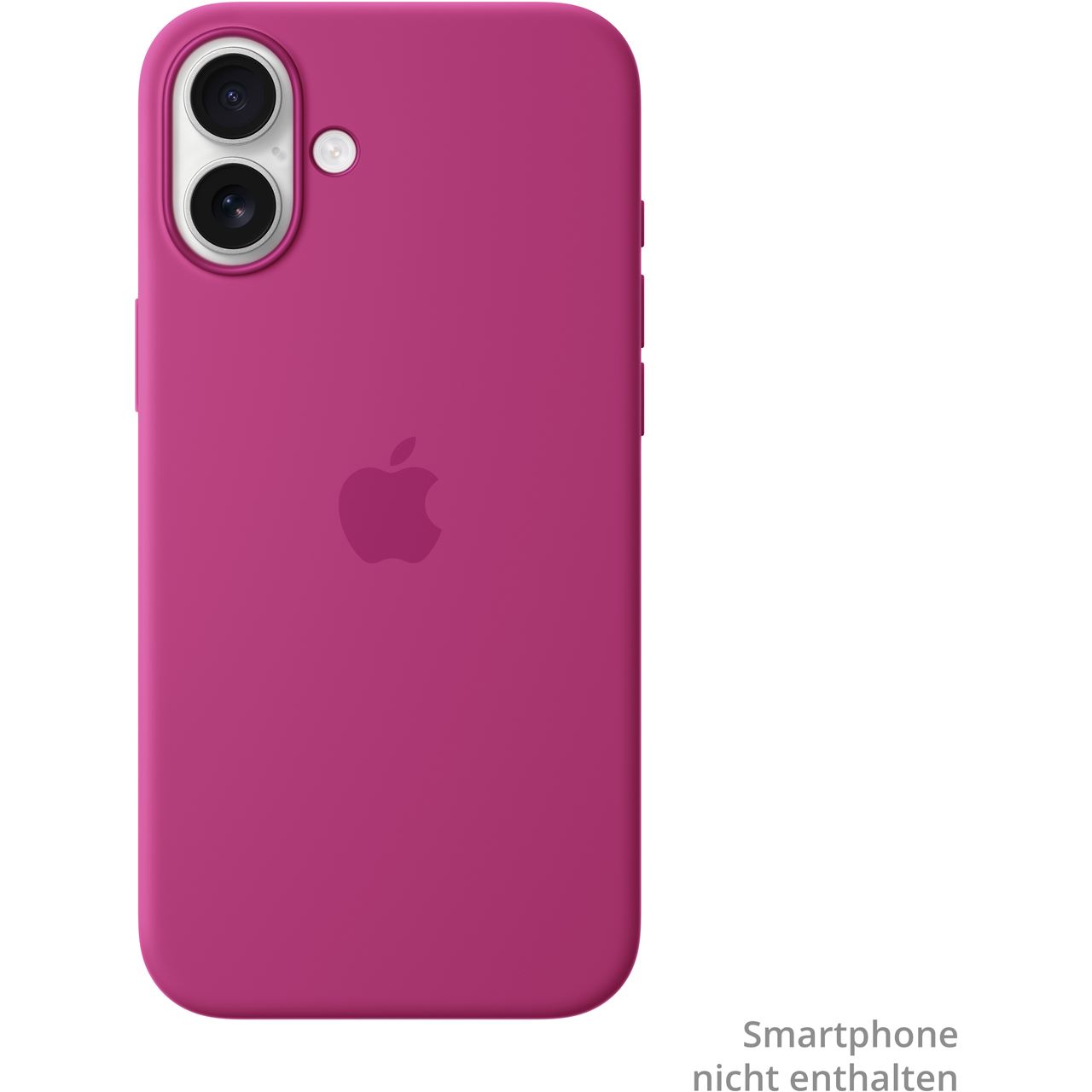 APPLE 16 PLUS SILICONE CASE WITH MAGSAFE - FUCHSIA