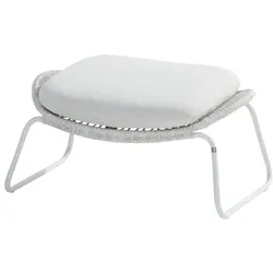 4 SEASONS OUTDOOR Gartenhocker Delano Edelstahl Light Grey
